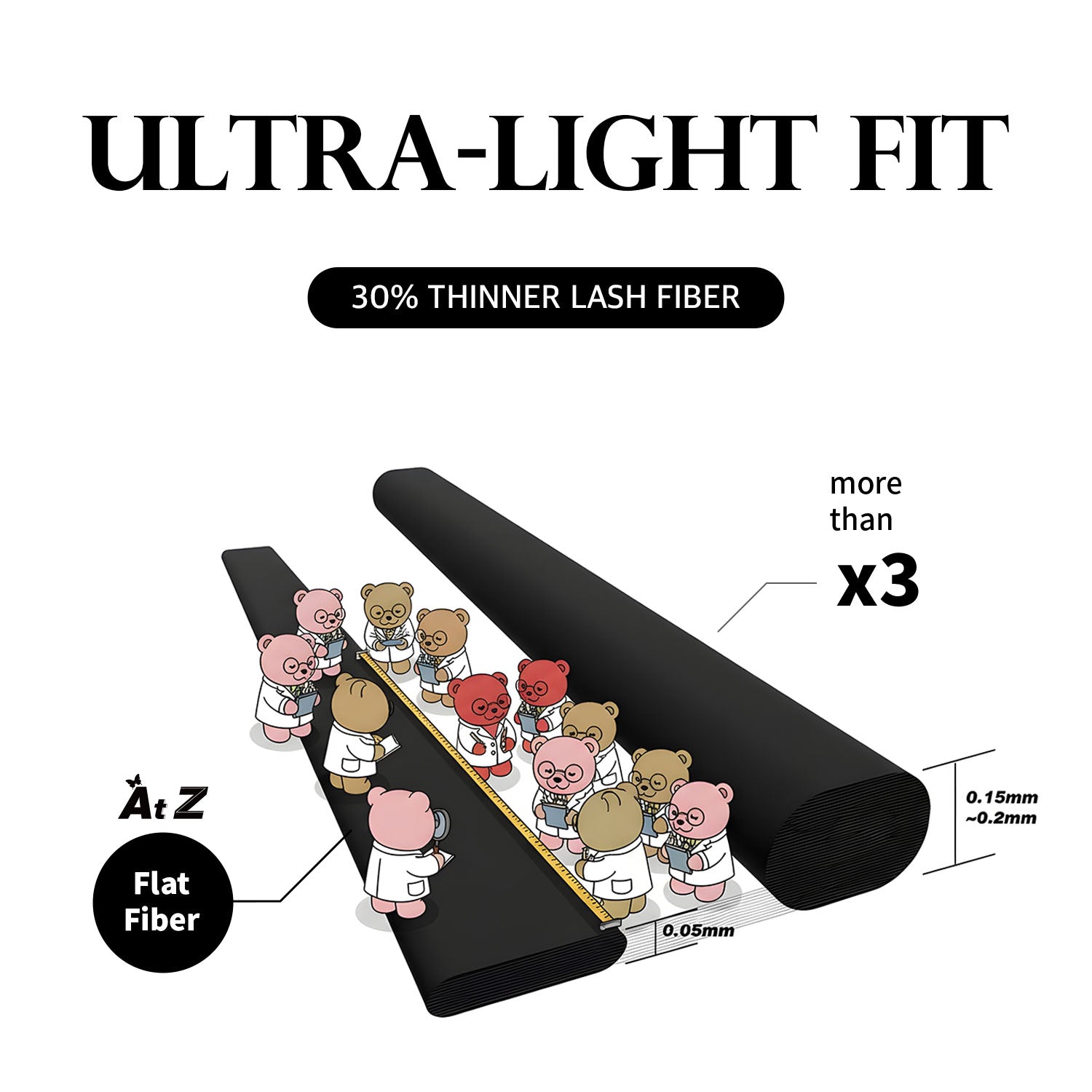 SOO ADOR Edge Lashes - Photo Ready (Lash Tweezer included)