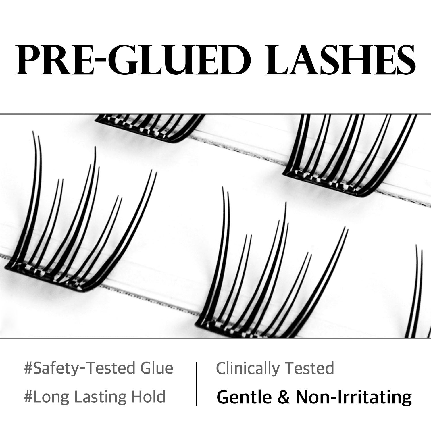 SOO ADOR Edge Lashes - Story Moment (Lash Tweezer included)