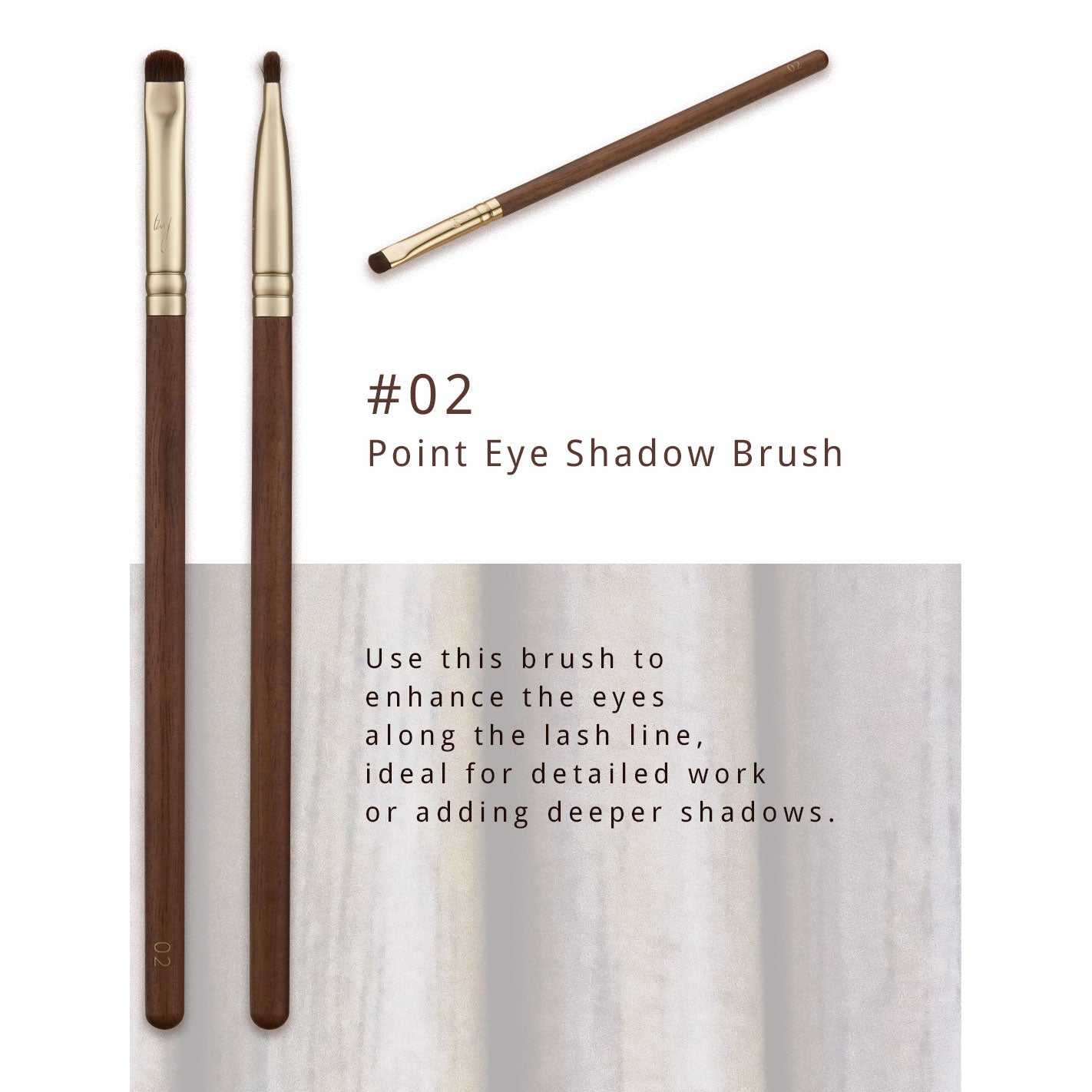 BY MAENG #02 Point Eyeshadow Brush