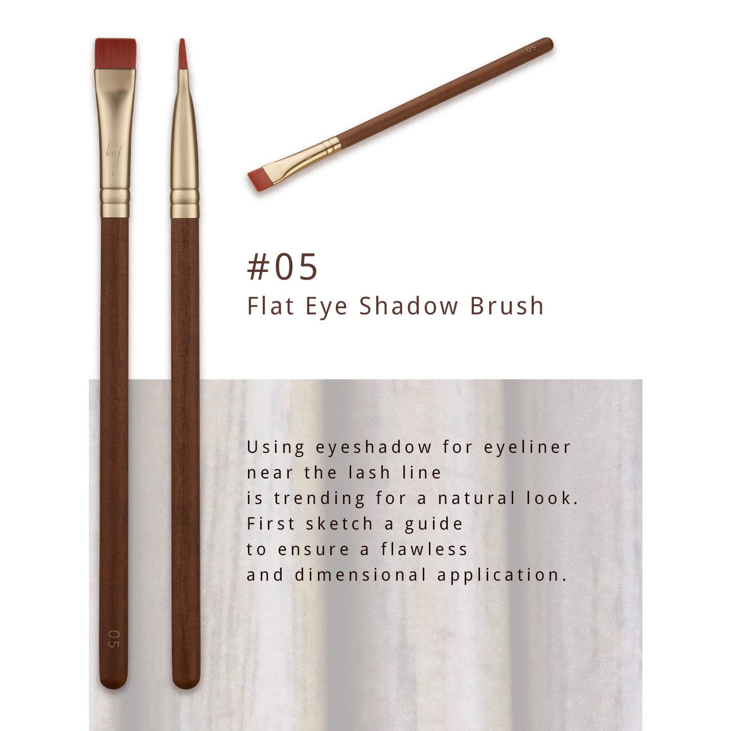 BY MAENG #05 Flat Eyeshadow Brush