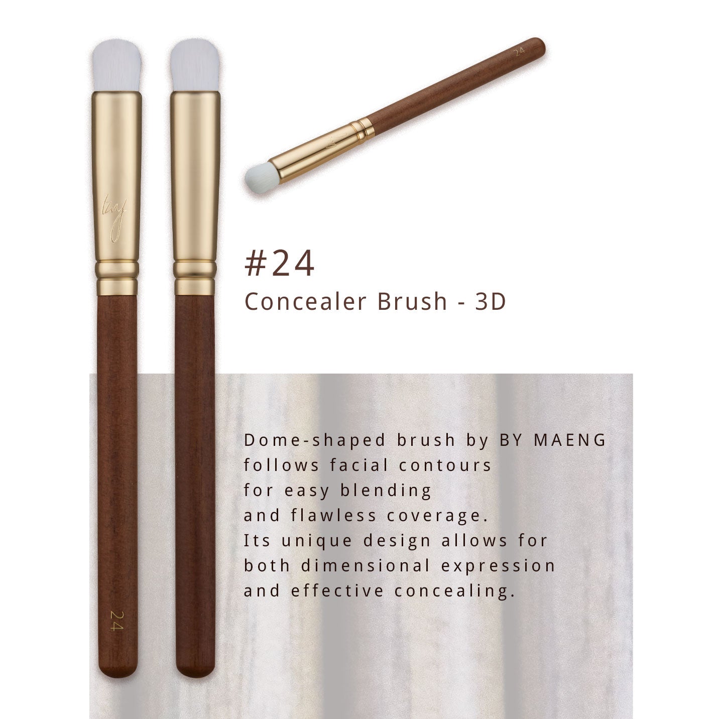 BY MAENG #24 3D Contour Concealer Brush