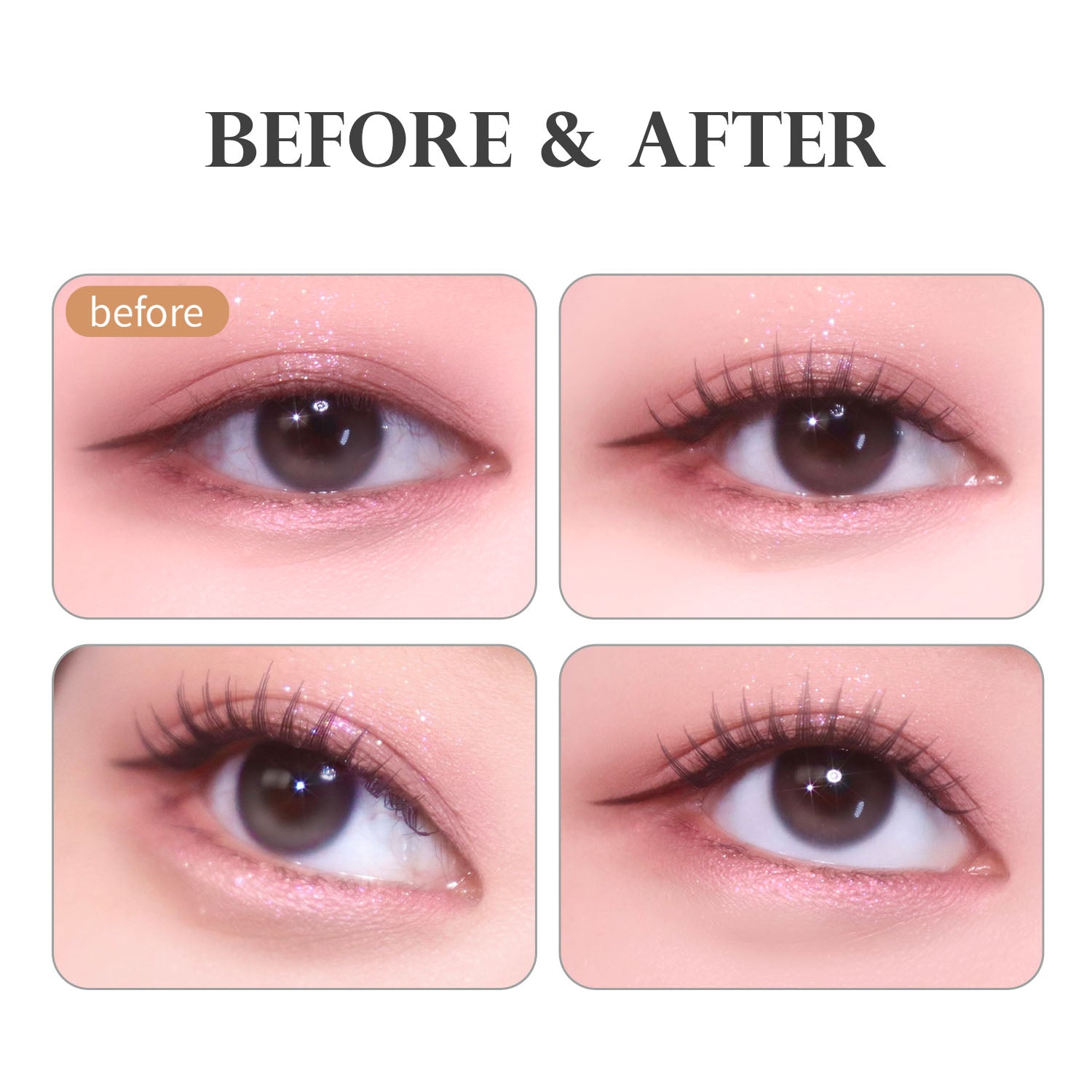 SOO ADOR Edge Lashes - Natural Glow (Lash Tweezer included)