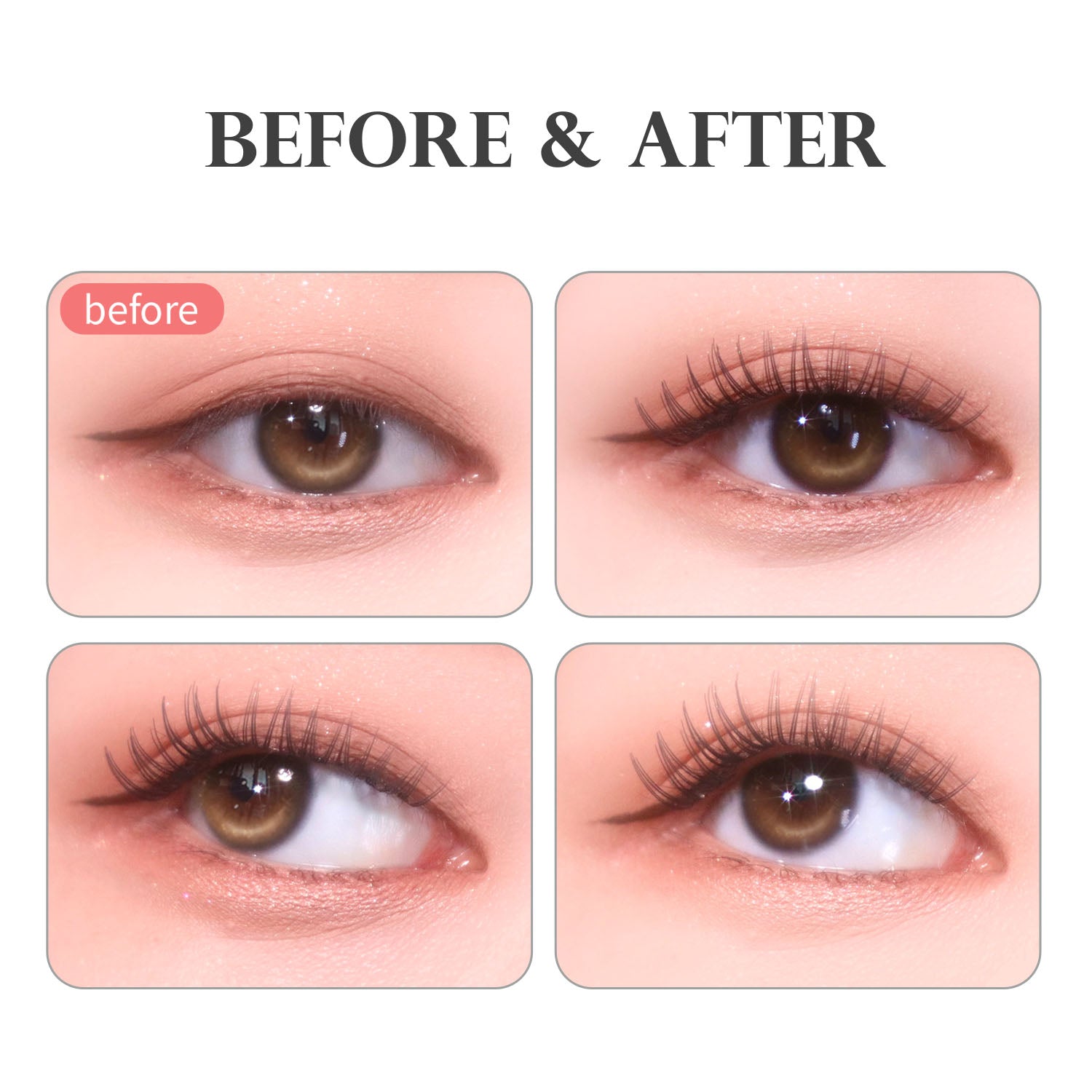 SOO ADOR Edge Lashes - Photo Ready (Lash Tweezer included)