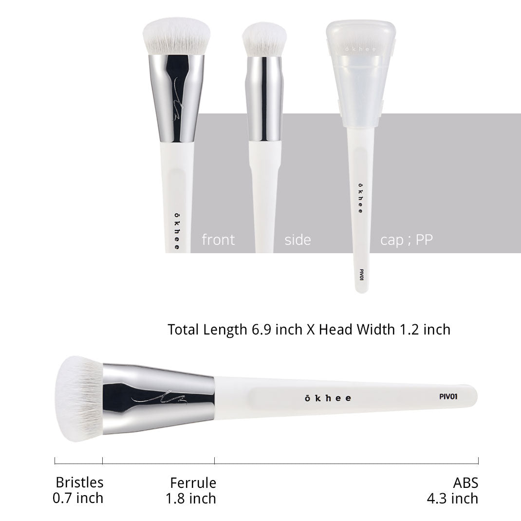 okhee Whitejade Foundation Brush (PIV01)