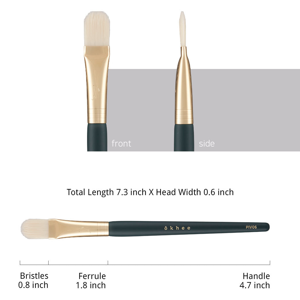 okhee Wide Concealer & Detail Base Brush (PIV06)